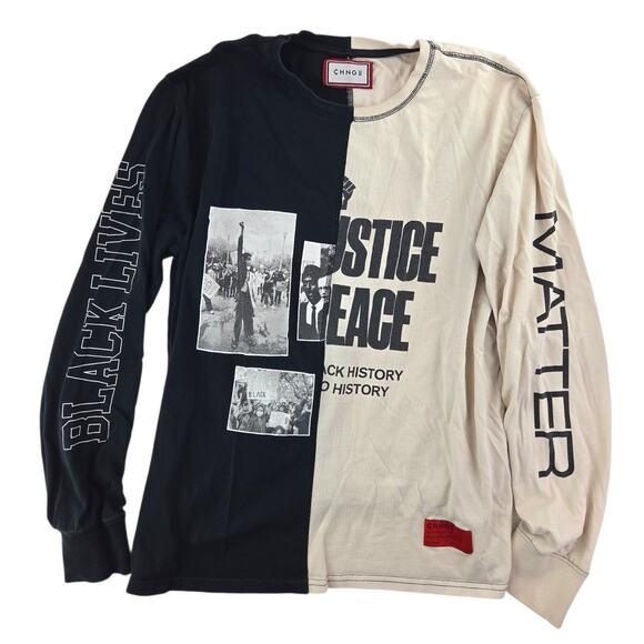 CHNGE Tops - Chnge | Social Justice-Black Lives Matter-Long Sleeve Tee | Size XL
